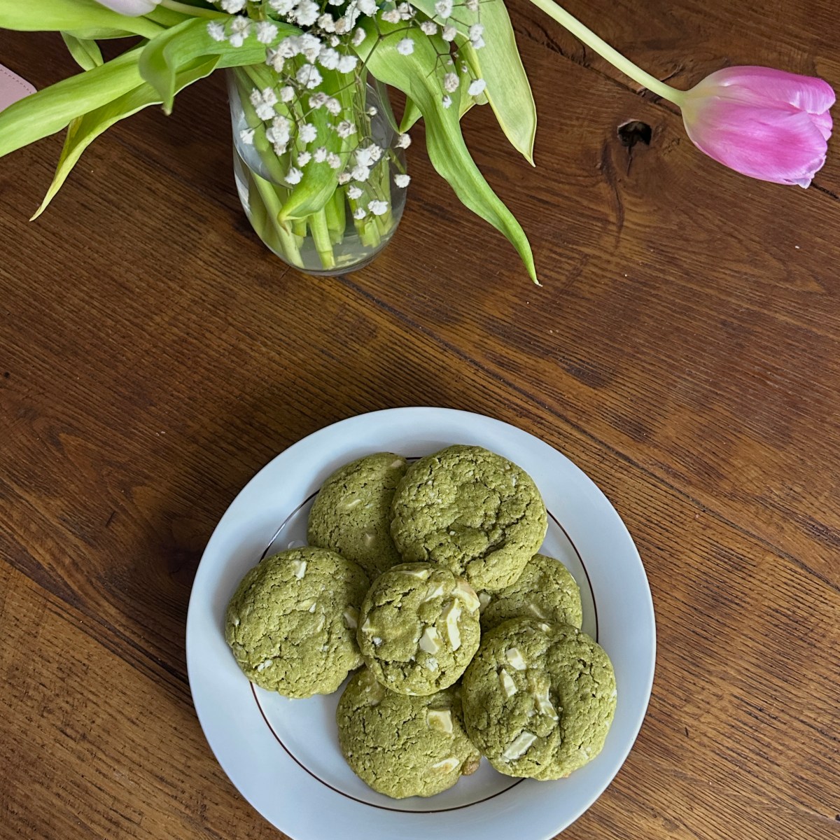 Matcha White Chocolate&nbsp;cookies