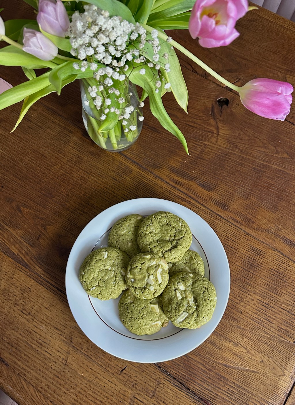 Matcha White Chocolate&nbsp;cookies